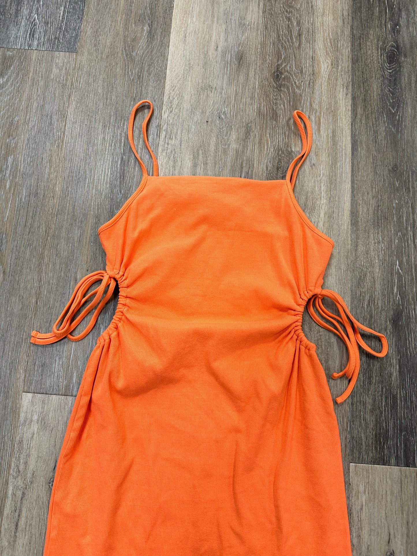 Dress Casual Short By Zara In Orange, Size: L