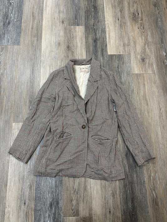 Blazer By We The Free In Plaid Pattern, Size: Xs