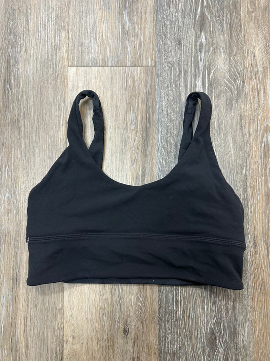 Athletic Bra By Lululemon In Black, Size: 8