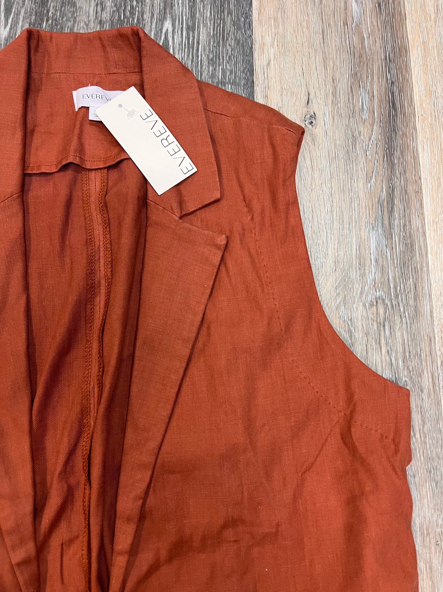 Vest Other By Evereve In Orange, Size: L