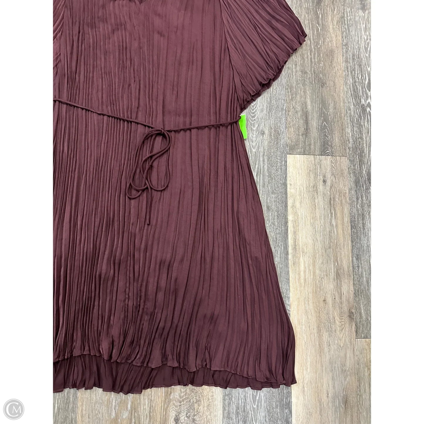 Dress Party Midi By Vince In Maroon, Size: Xxl