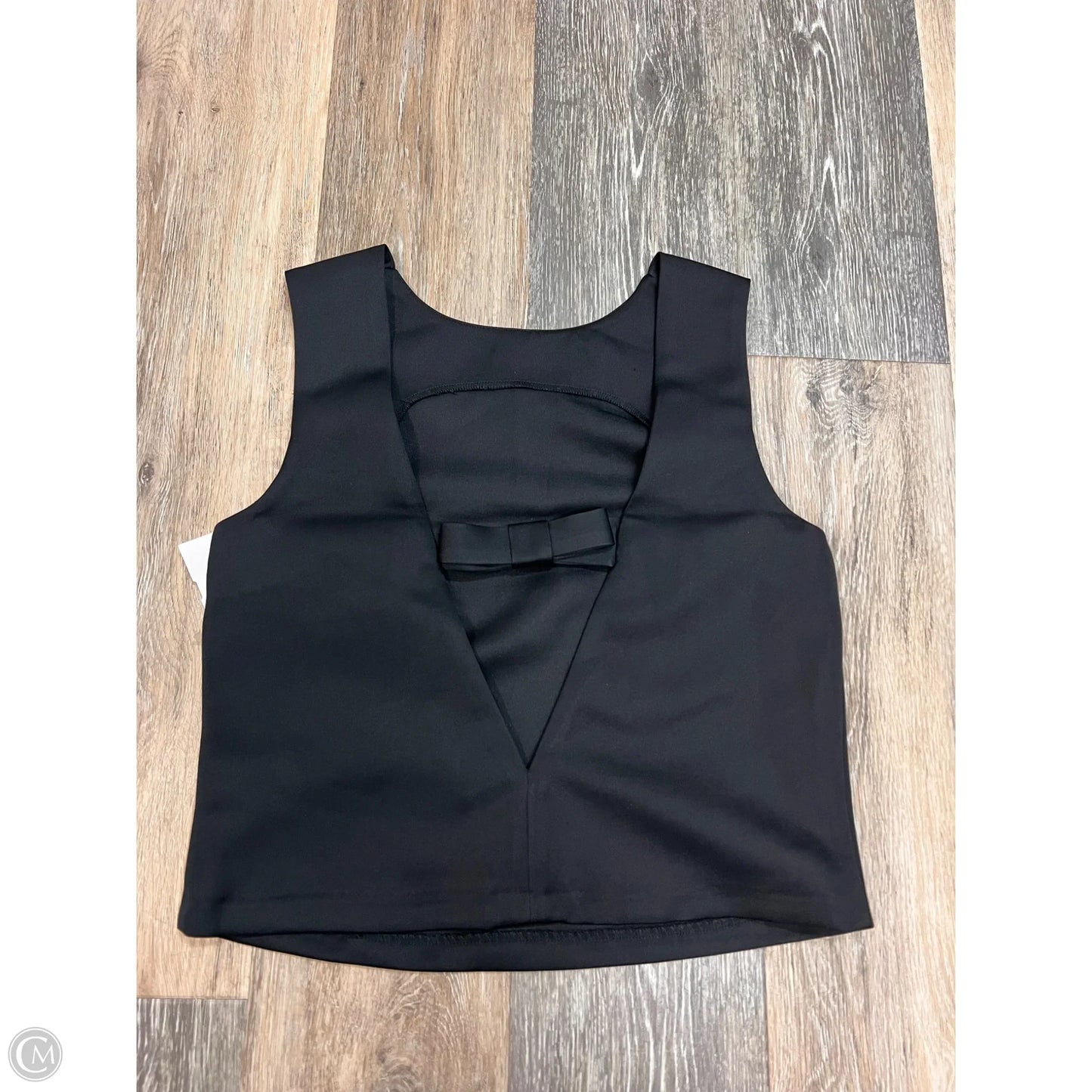 Top Sleeveless By Divided In Black, Size: Xs