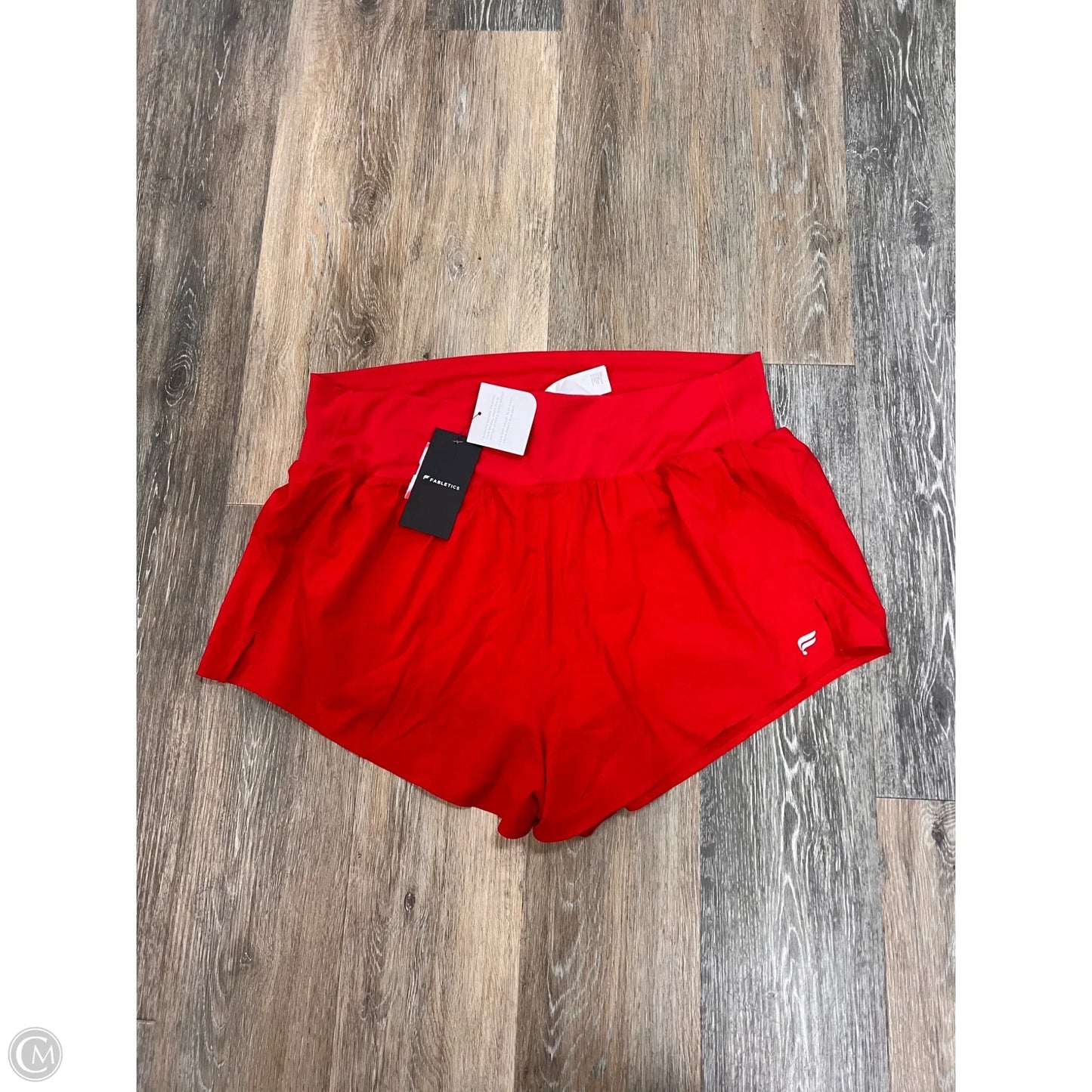 Athletic Shorts By Fabletics In Red, Size: Xxl