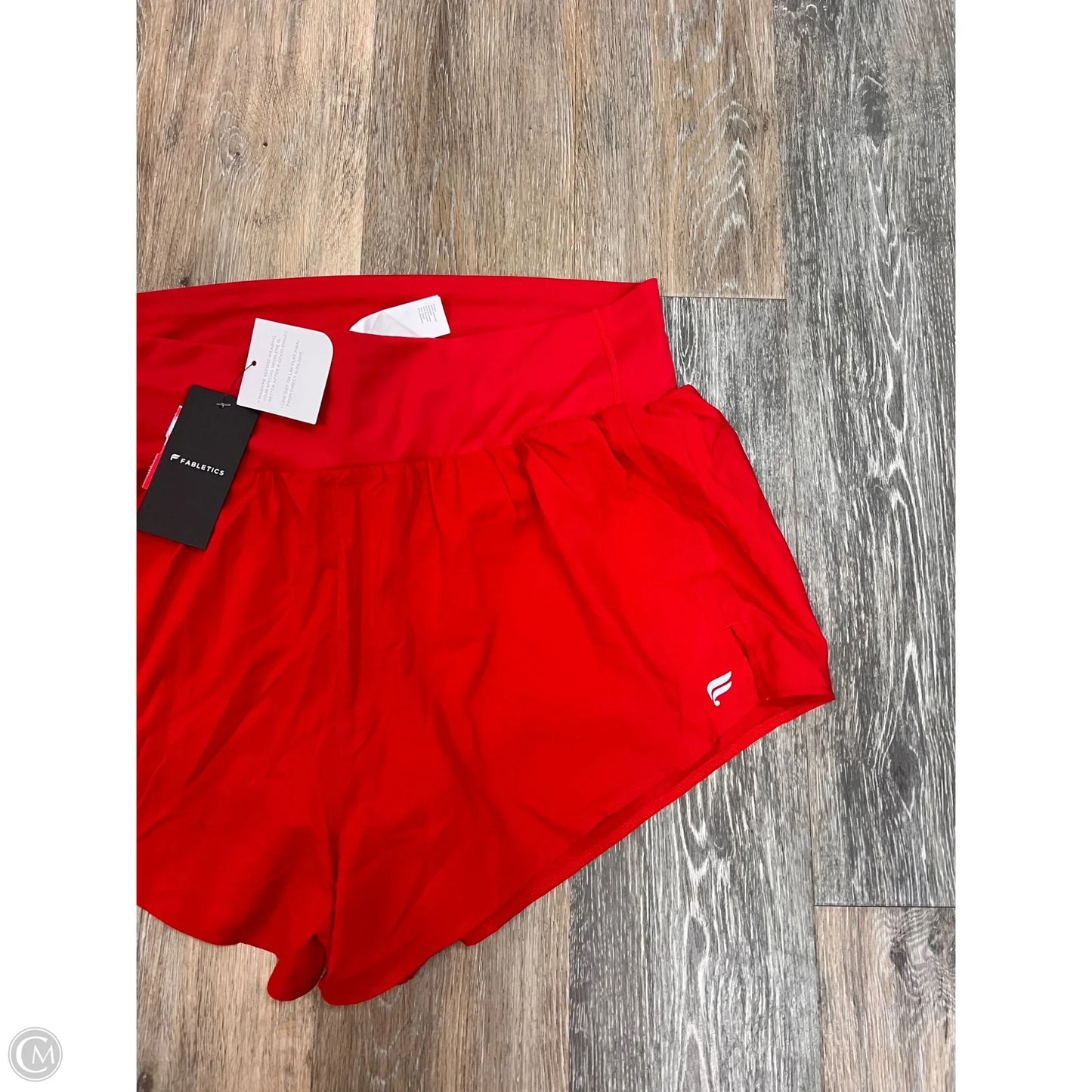 Athletic Shorts By Fabletics In Red, Size: Xxl