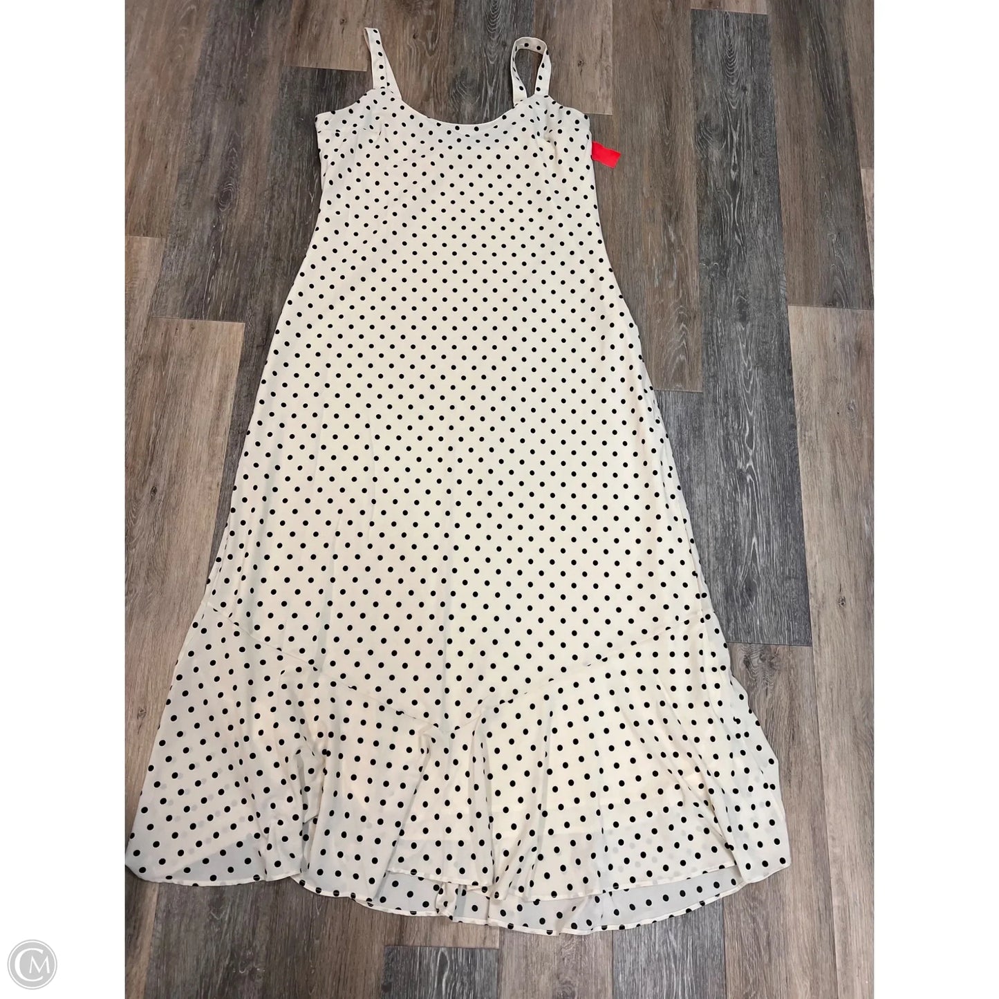 -Dress Party Long By Abercrombie And Fitch In Polkadot Pattern, Size: Xl