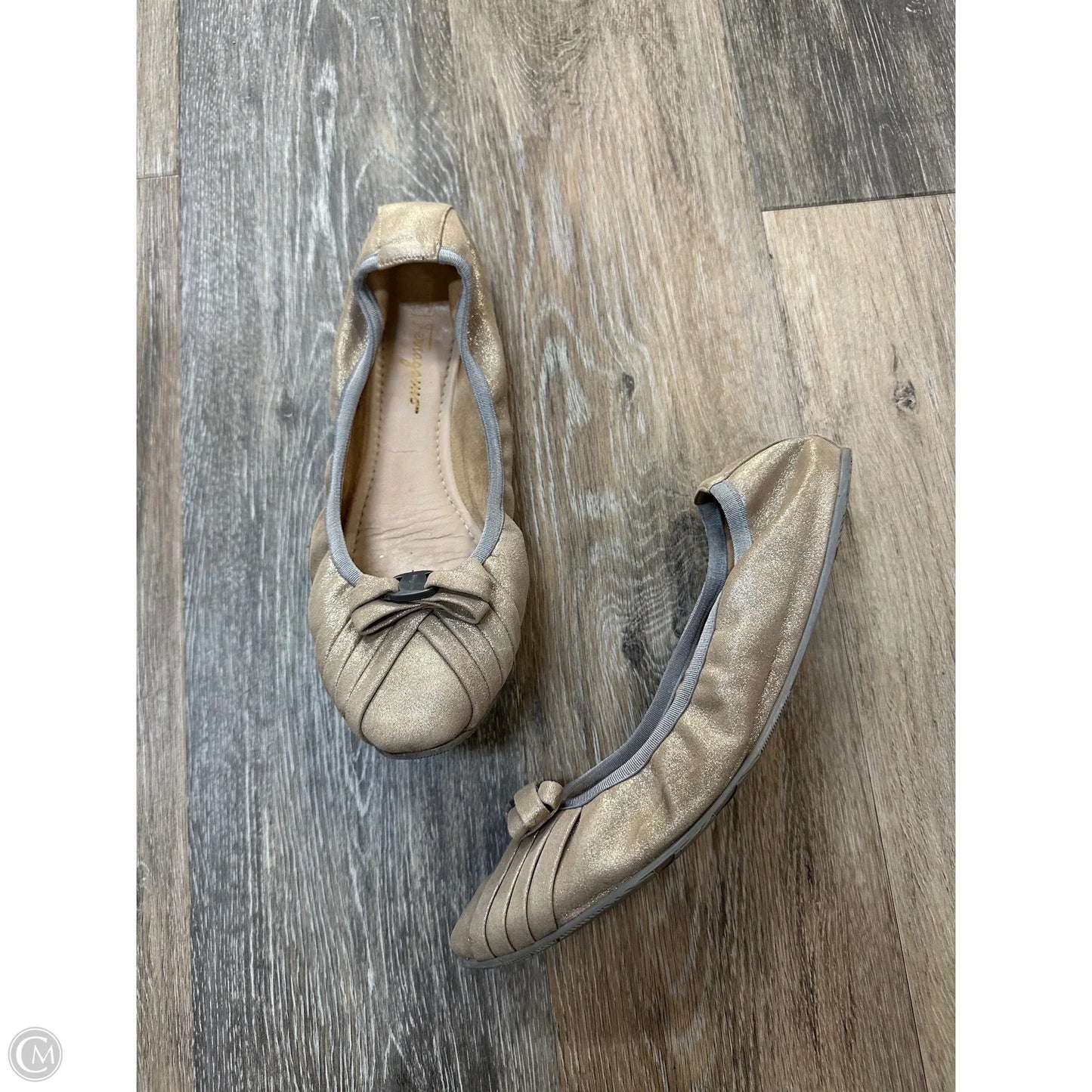 Shoes Luxury Designer By Ferragamo In Tan, Size: 10