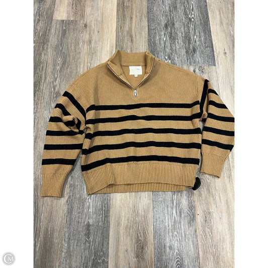 -Sweater By Thread And Supply In Tan, Size: M