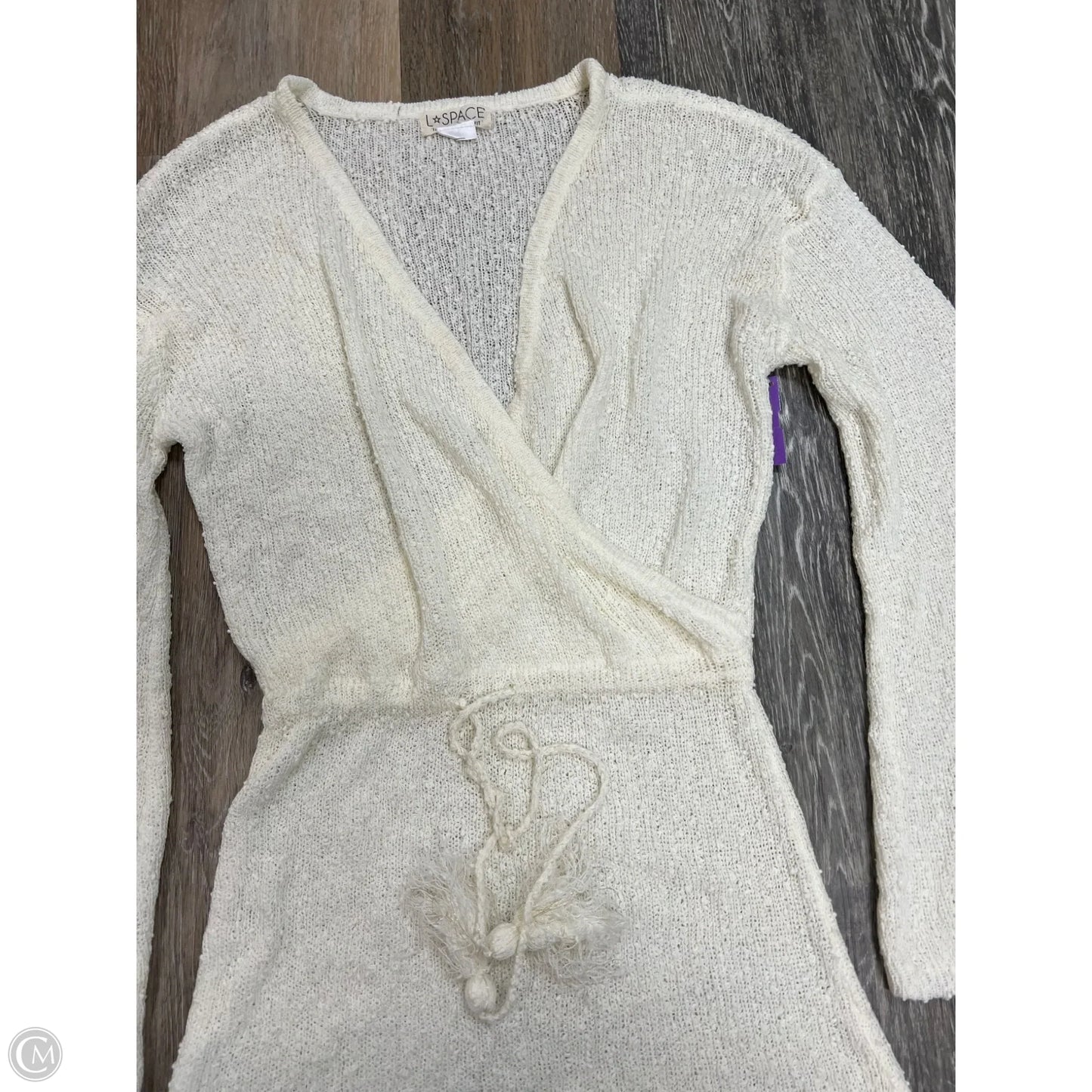 -Swimwear Cover-up By Lspace In Cream, Size: M
