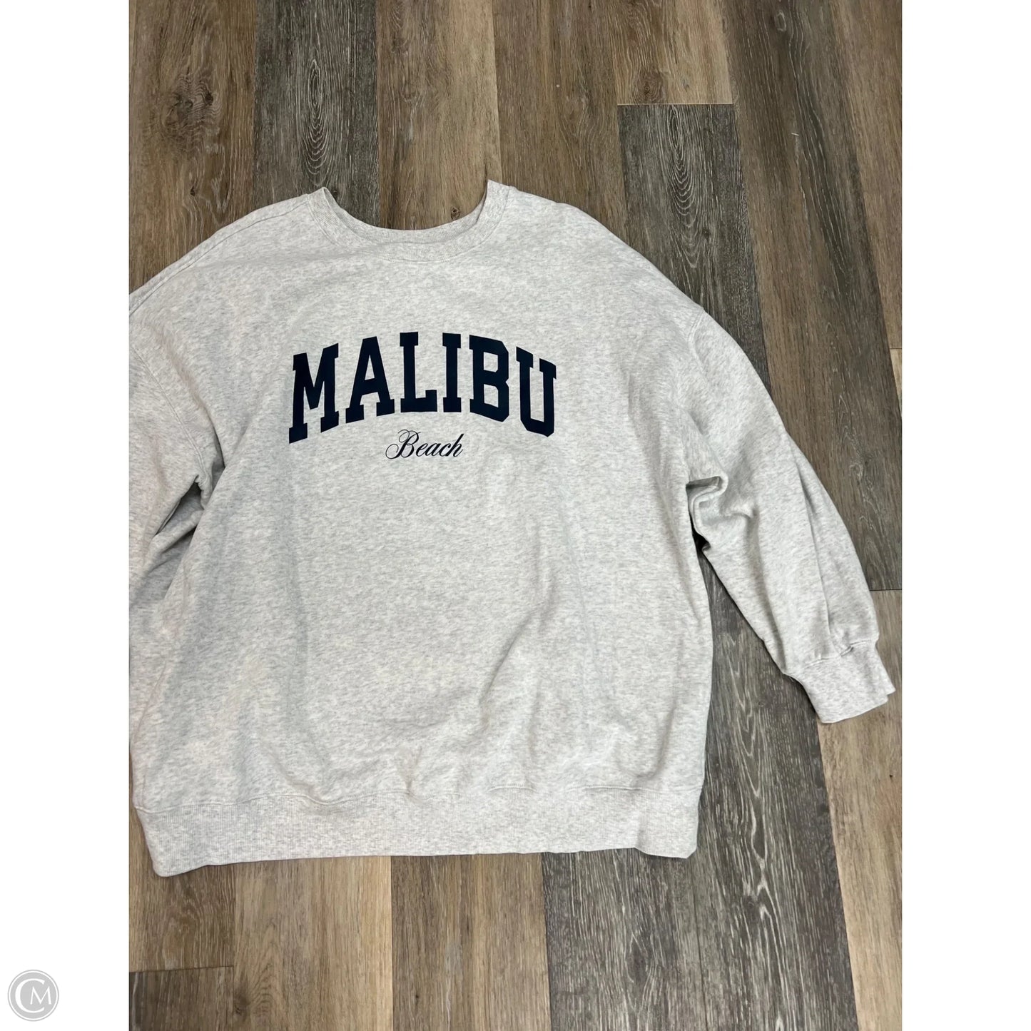 Sweatshirt Crewneck By Old Navy In Grey, Size: 2x