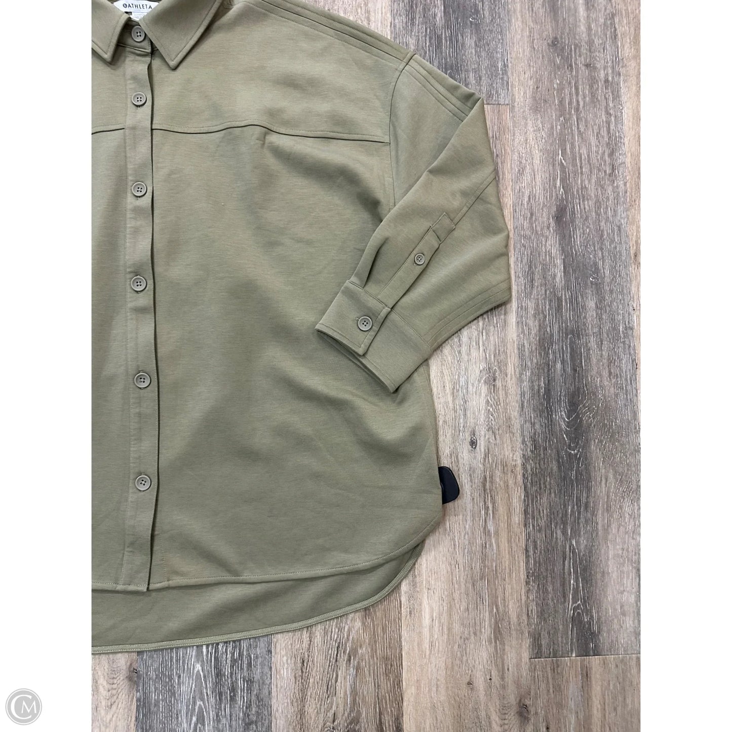 Jacket Shirt By Athleta In Green, Size: Xl