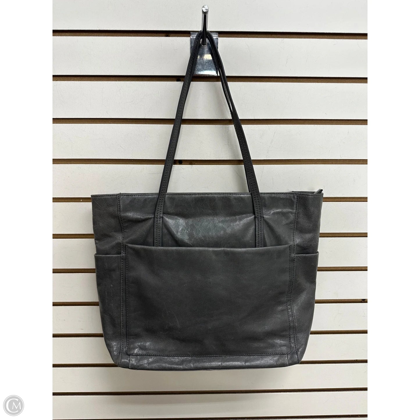 Handbag Leather By Hobo Intl, Size: Large