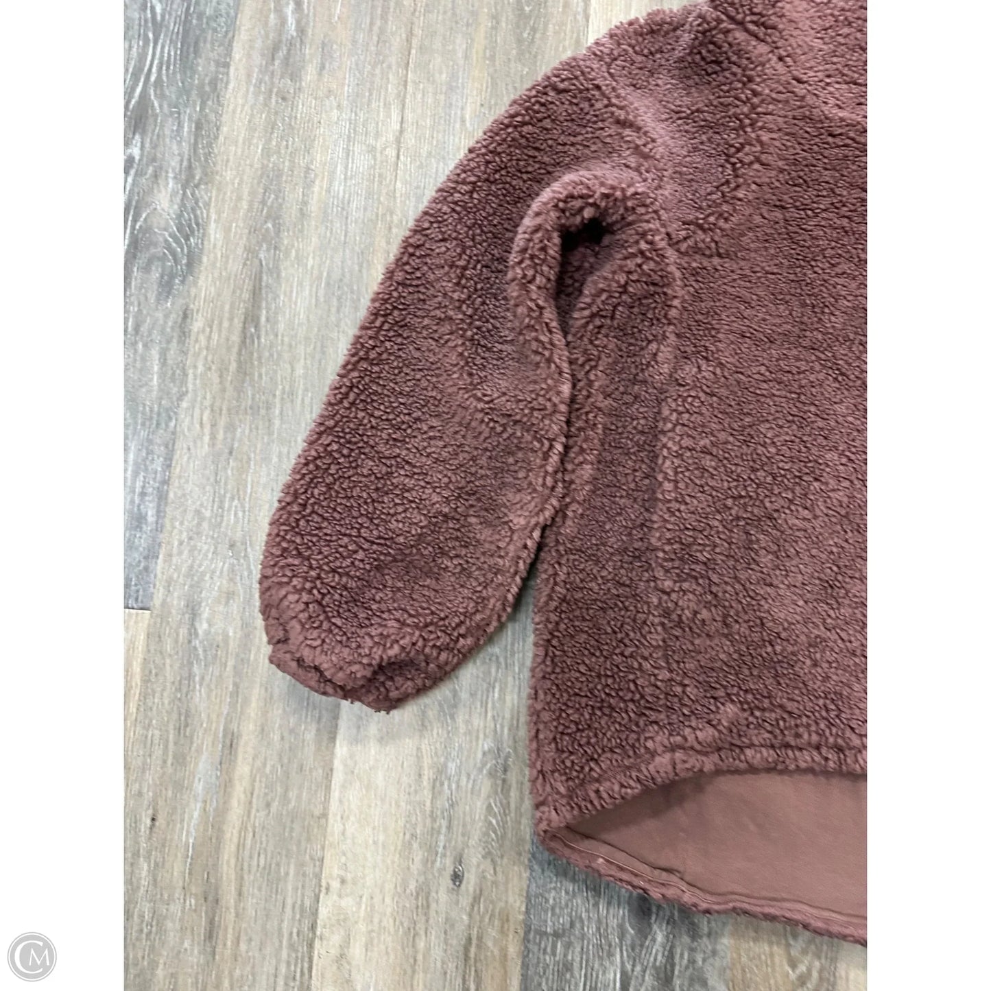 Athletic Jacket By Lululemon In Maroon, Size: 6