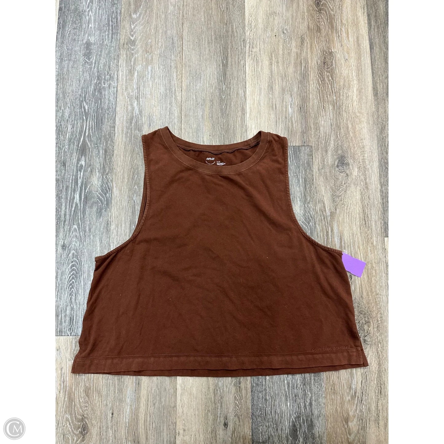 Tank Top By Aerie In Brown, Size: Xl