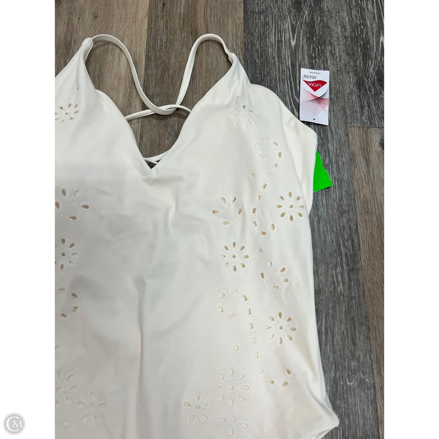 Swimsuit By Lands End In Cream, Size: Xxl