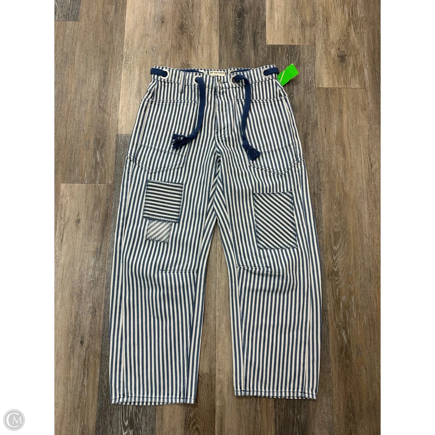 Jeans Wide Leg By We The Free In Blue Denim, Size: 1/25
