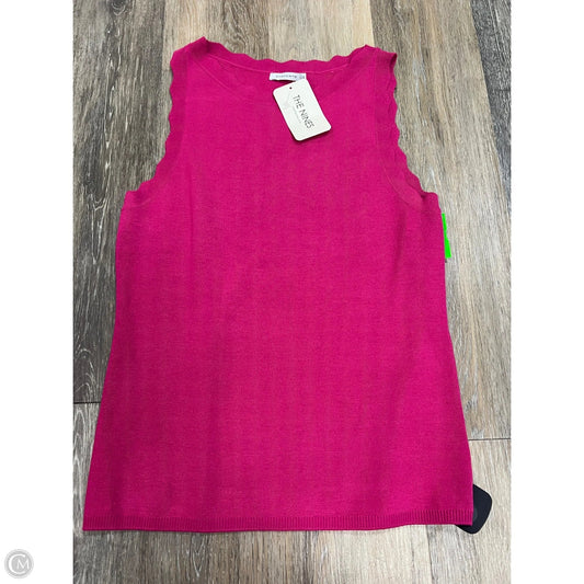 Top Sleeveless By Staccato In Pink, Size: Xl