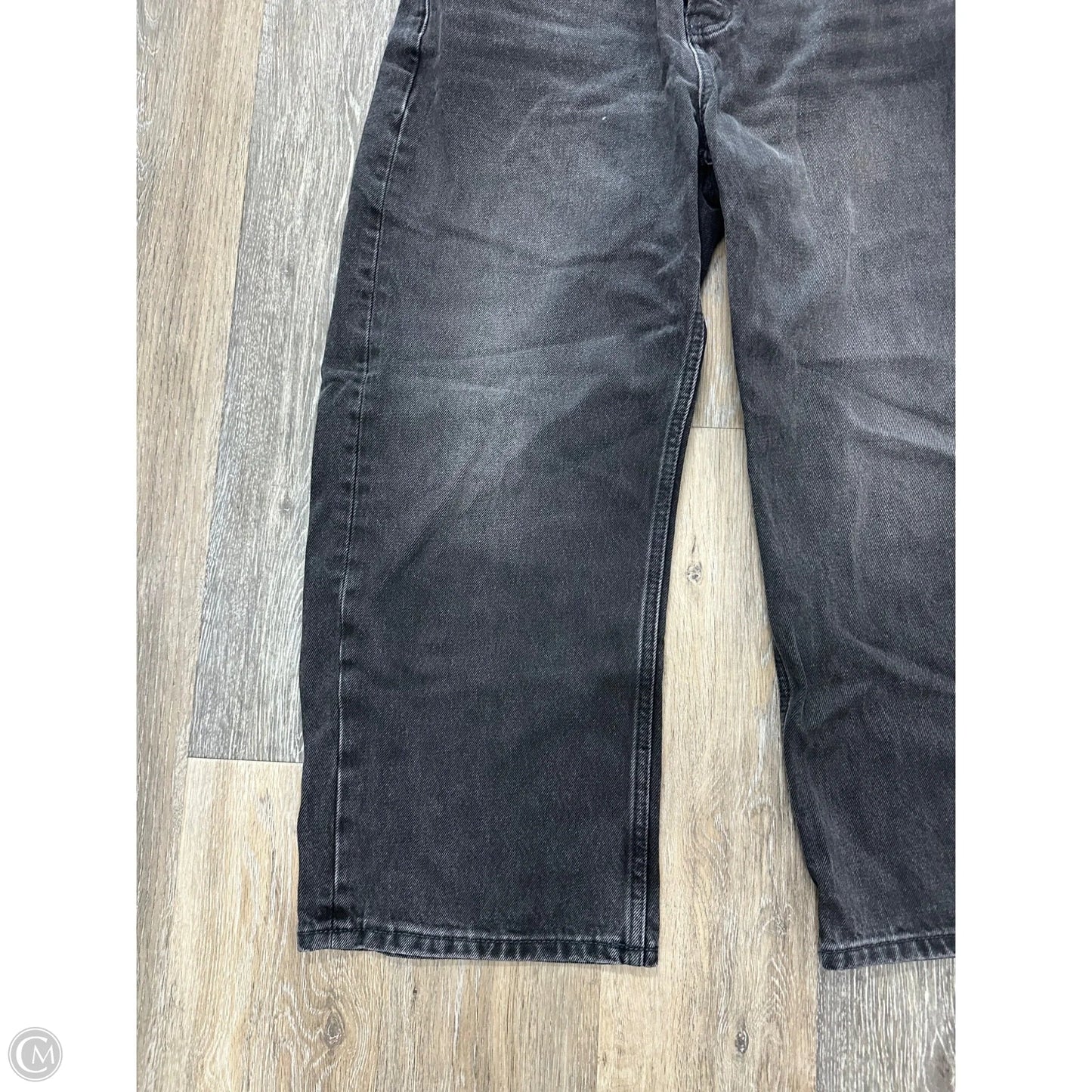 Jeans Wide Leg By We The Free In Black Denim, Size: 8