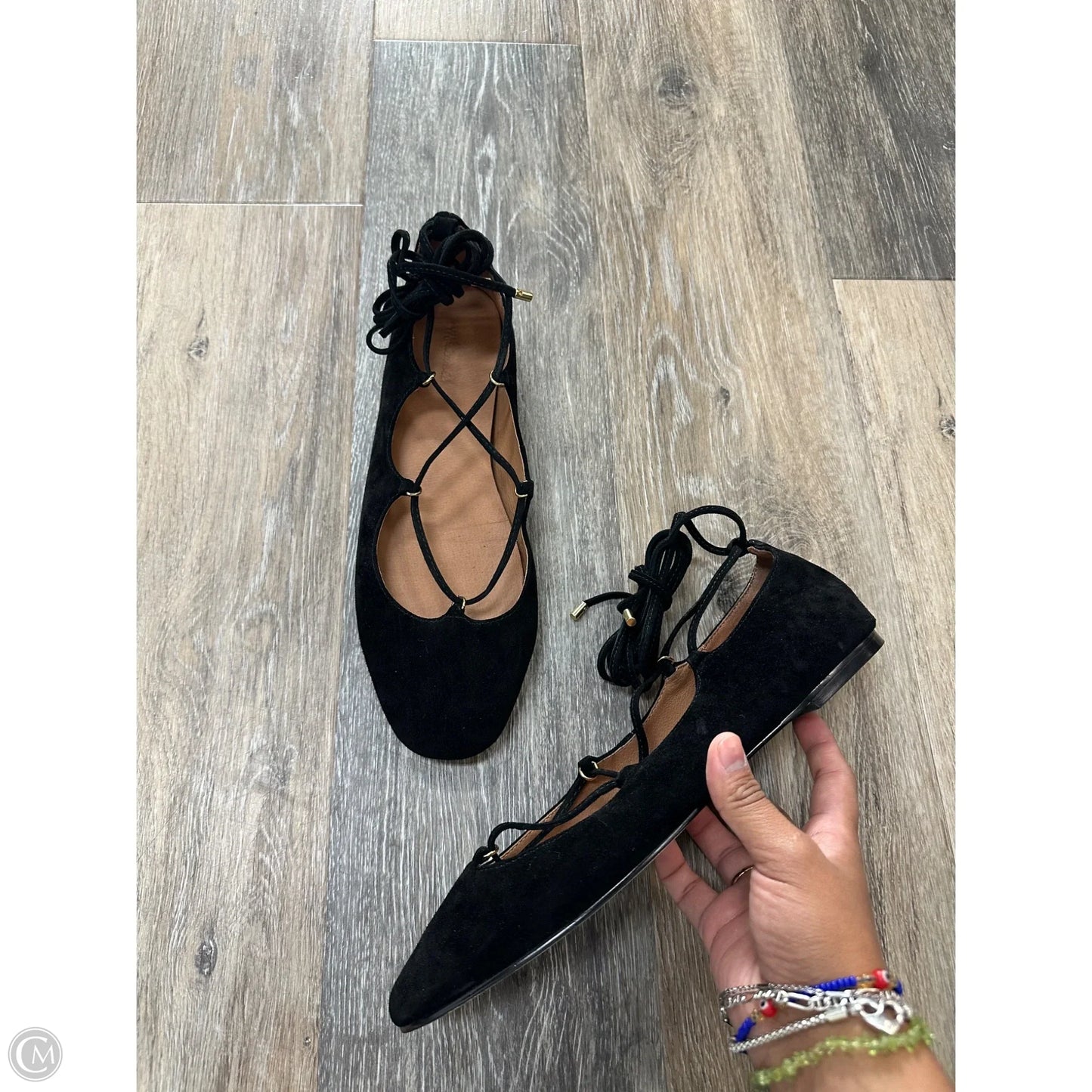 Shoes Flats By Madewell In Black, Size: 9.5