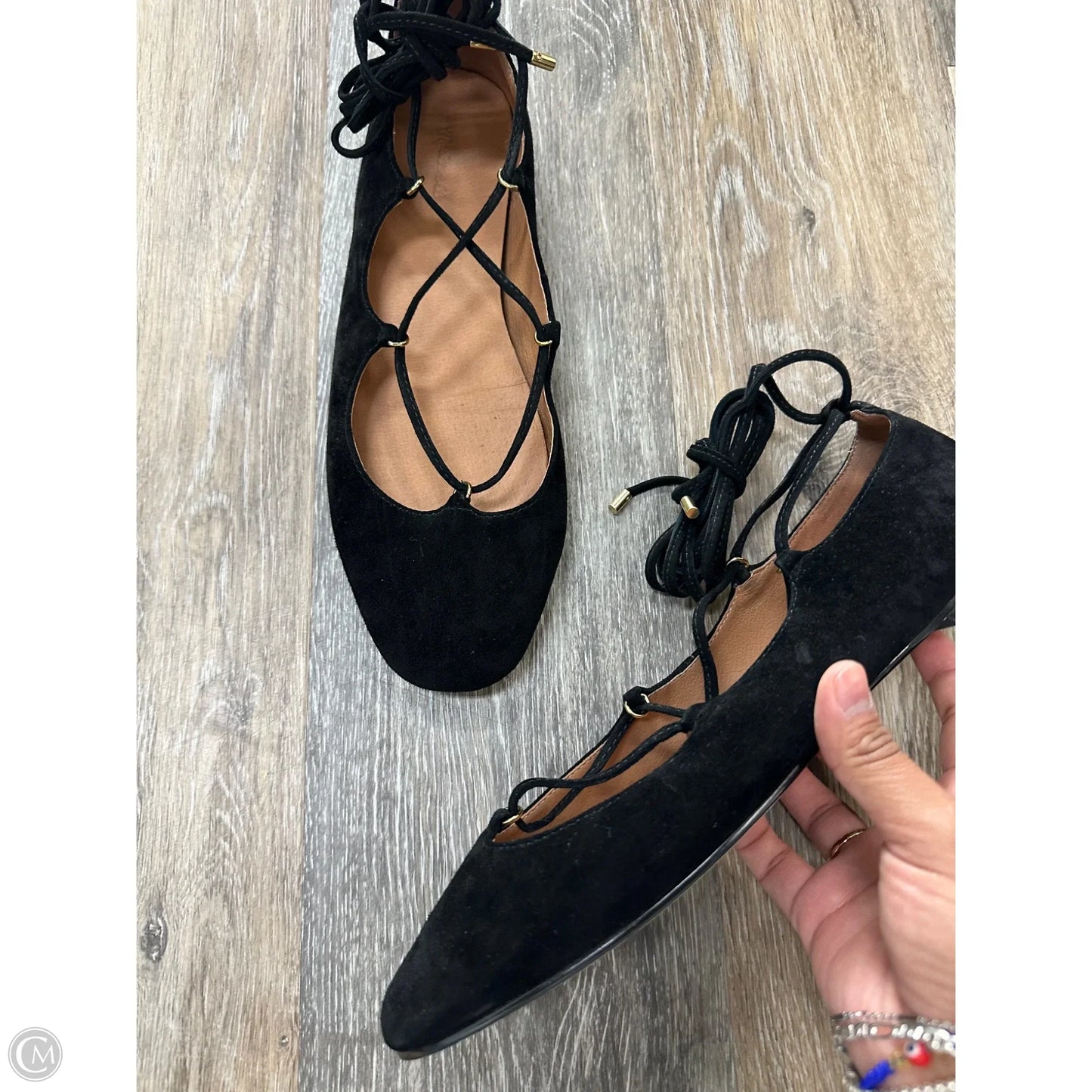 Shoes Flats By Madewell In Black, Size: 9.5