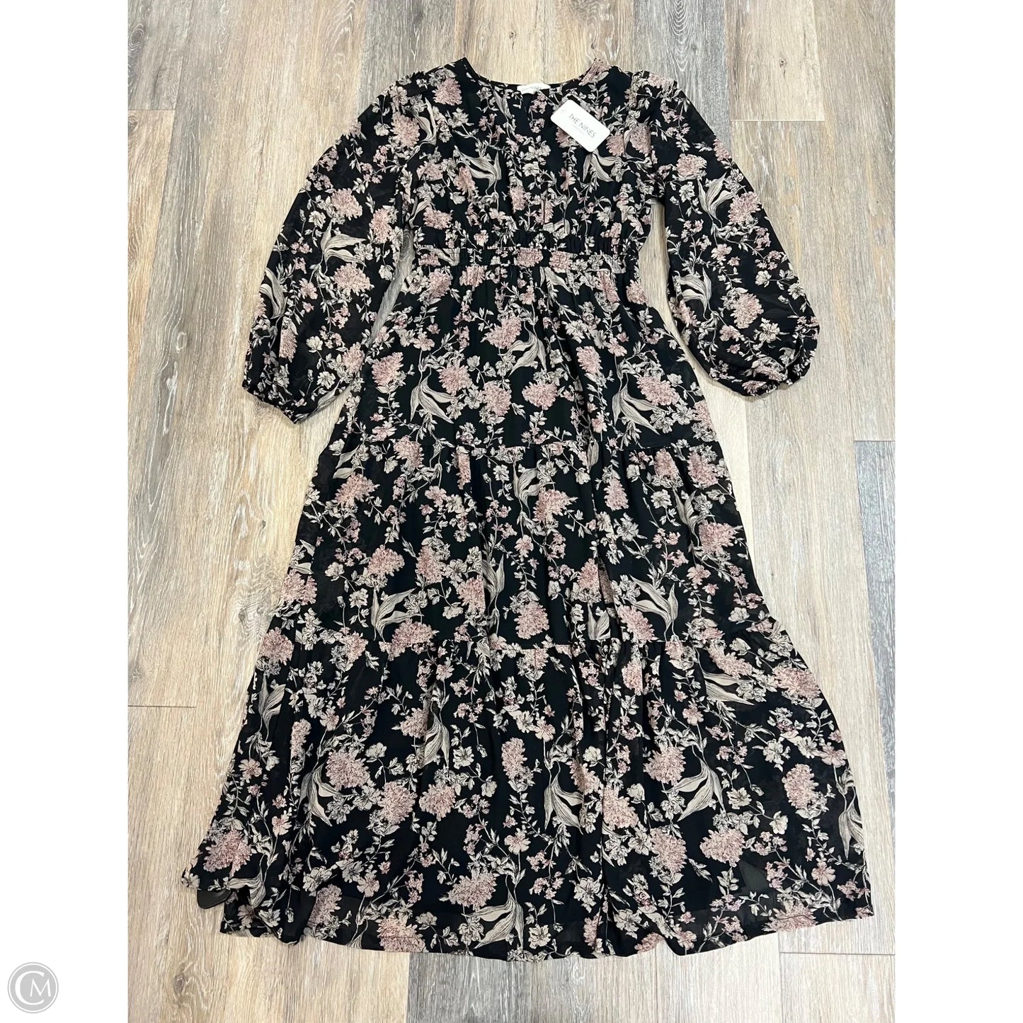 Dress Casual Maxi By The Nines In Black, Size: M