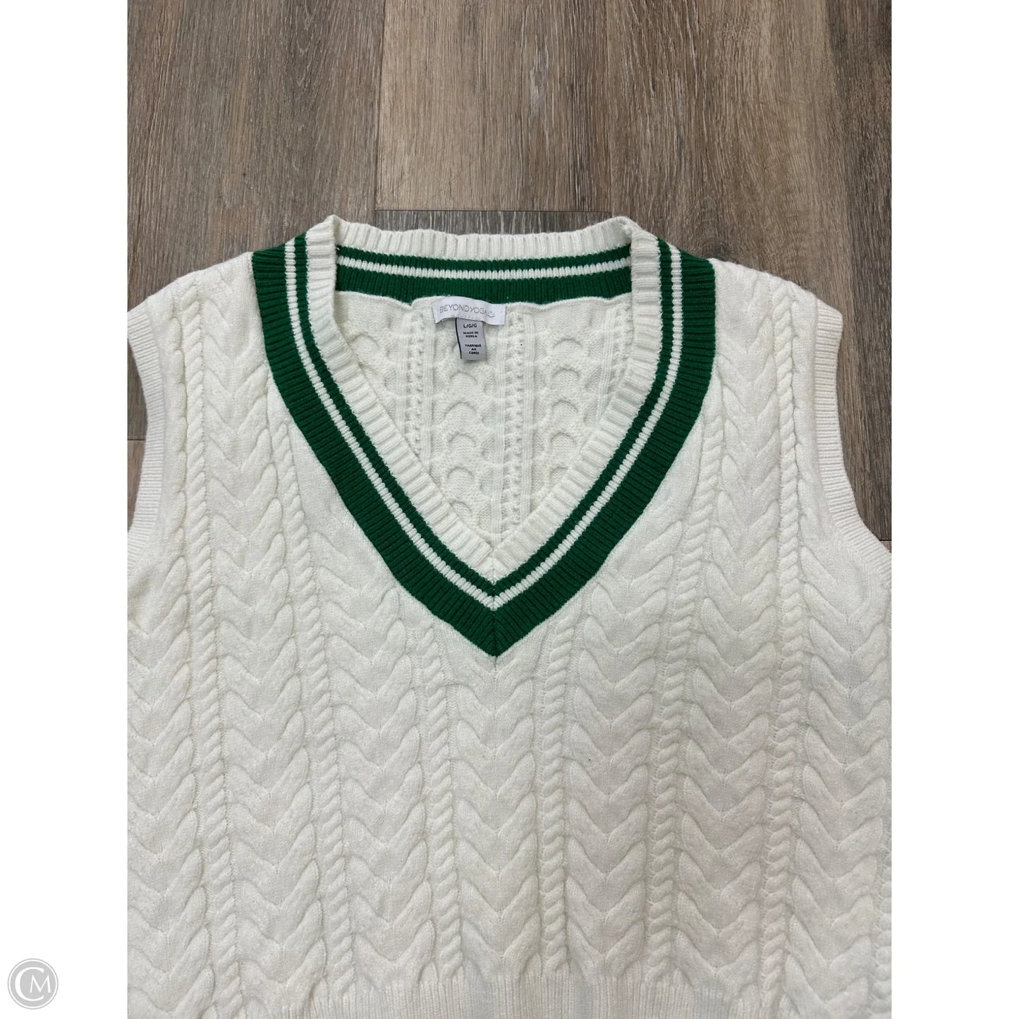 Vest Sweater By Beyond Yoga In White, Size: L