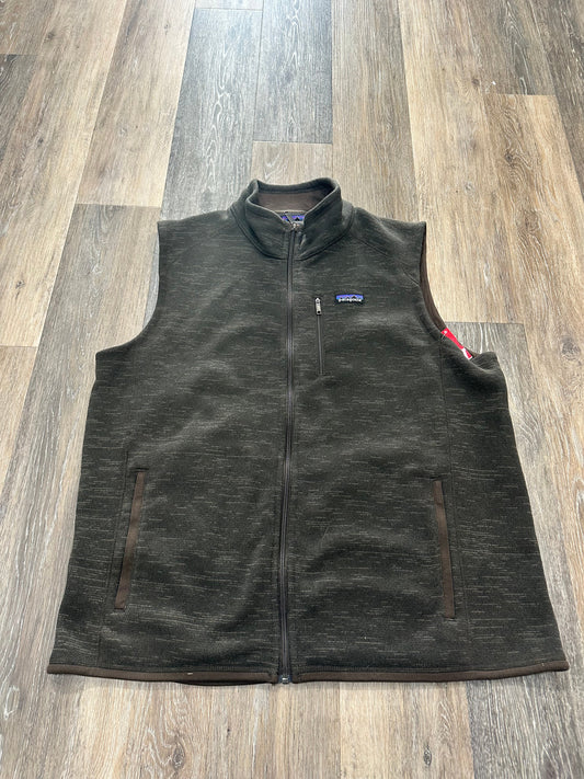 Brown Vest Fleece Patagonia, Men’s Size Xxl
