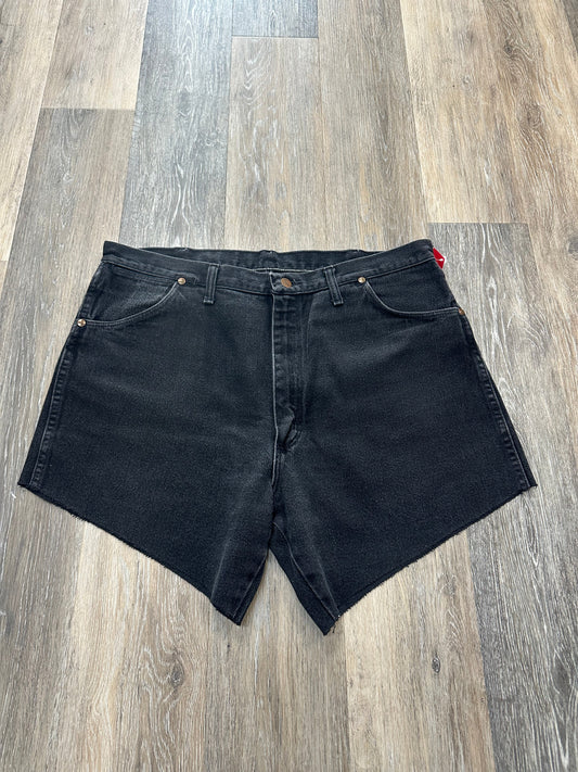 Black Denim Shorts Wrangler, Size 20