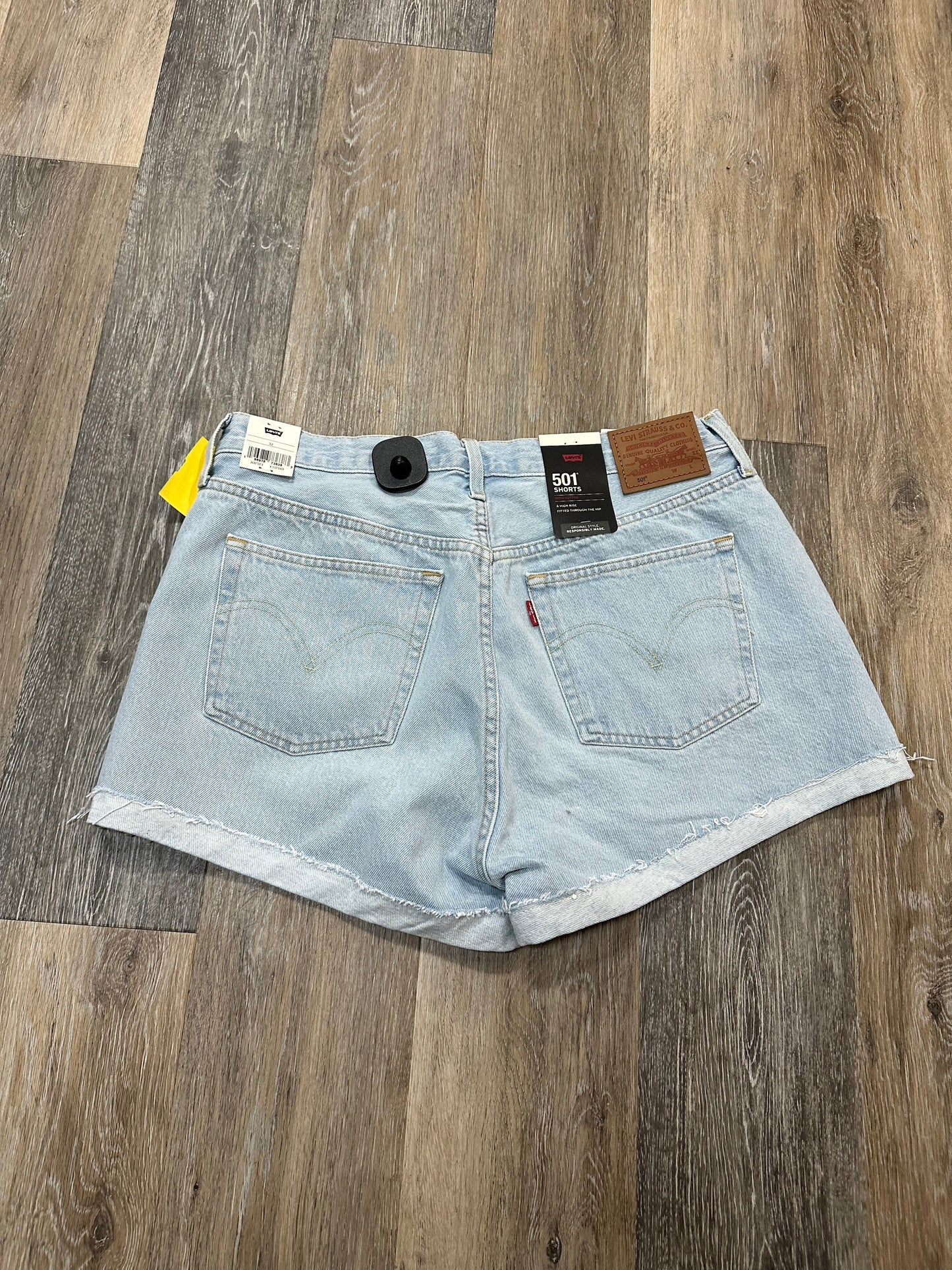 Shorts By Levis In Blue Denim, Size: 14