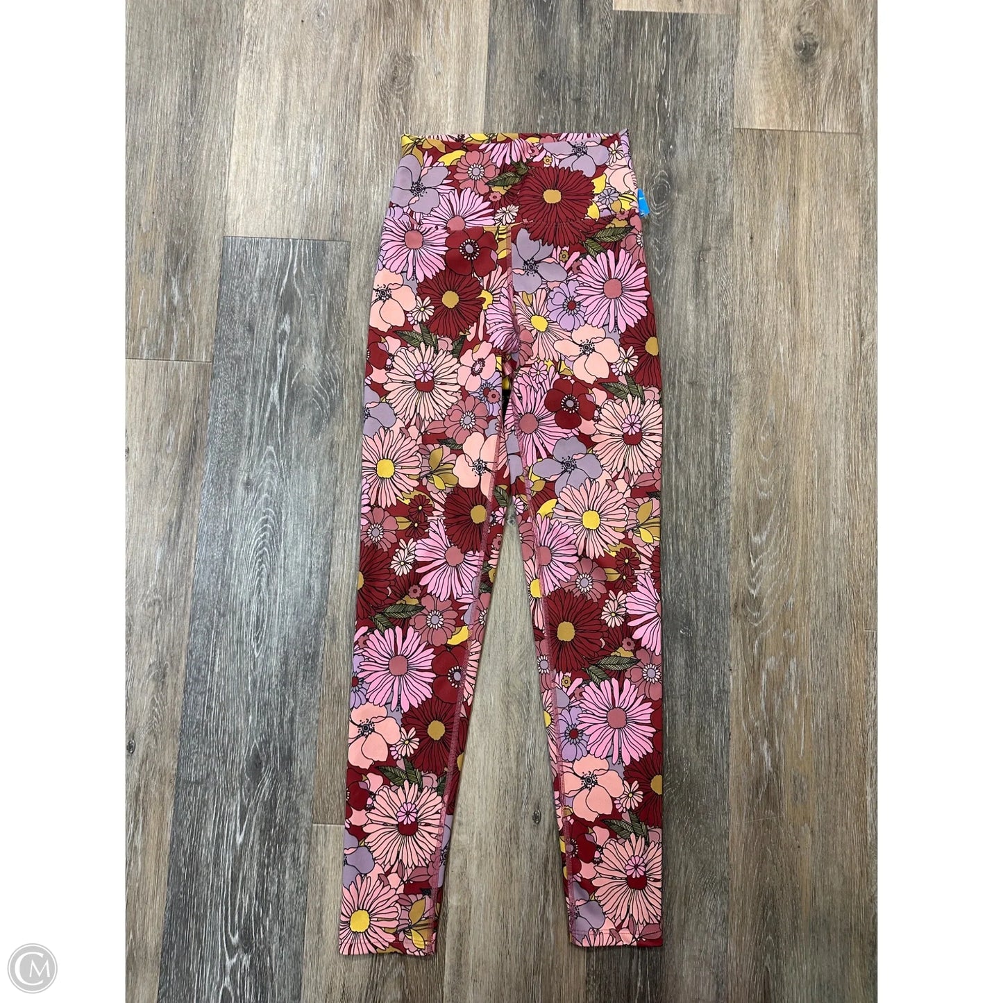 Athletic Leggings By Beach Riot In Floral Print, Size: S