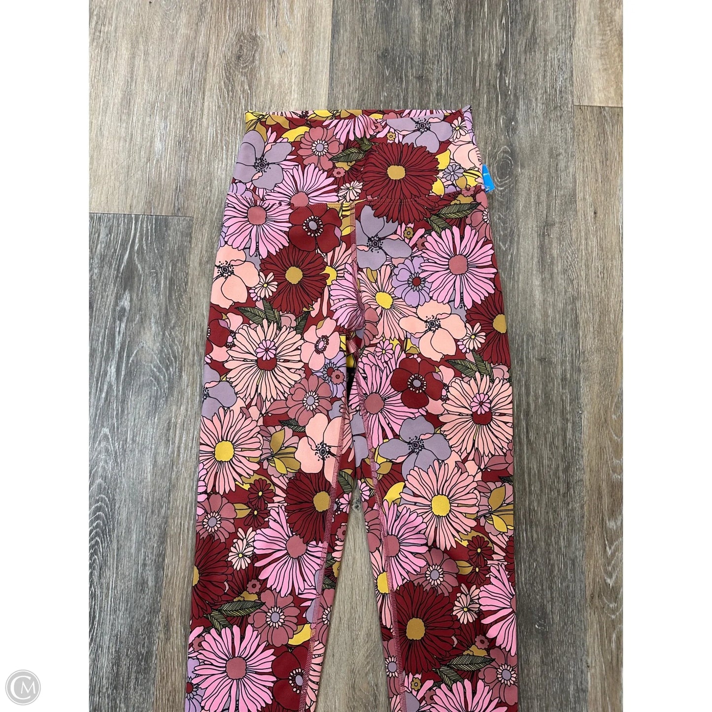 Athletic Leggings By Beach Riot In Floral Print, Size: S
