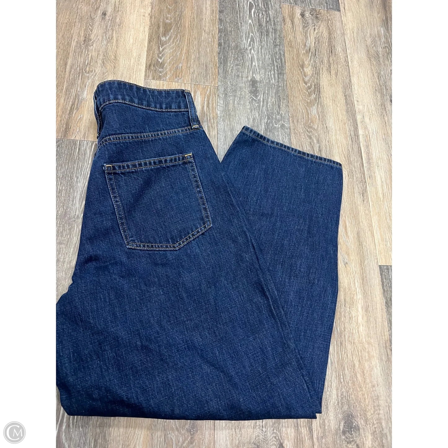 -Jeans Wide Leg By Gap In Blue Denim, Size: 12/31