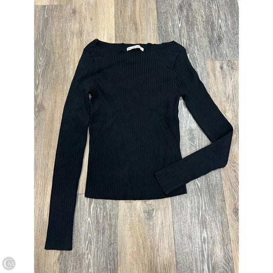 Top Long Sleeve By Abercrombie And Fitch In Black, Size: S