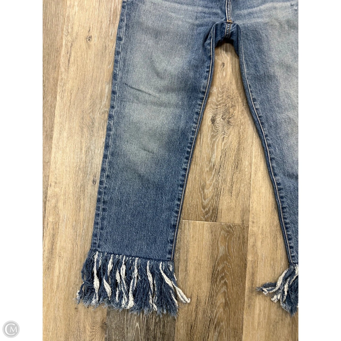 Jeans Straight By Pilcro In Blue Denim, Size: 2