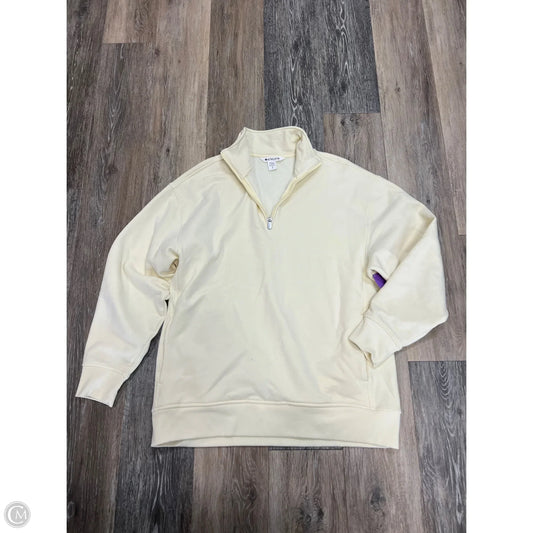 Athletic Top Long Sleeve Collar By Athleta In Yellow, Size: S