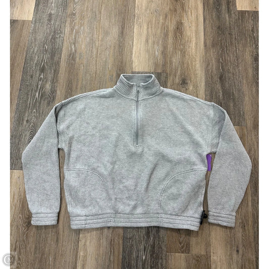 Top Long Sleeve By Aerie In Grey, Size: S