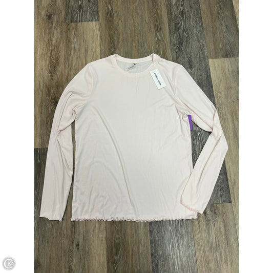 Top Long Sleeve By Outdoor Voices In Pink, Size: Xl