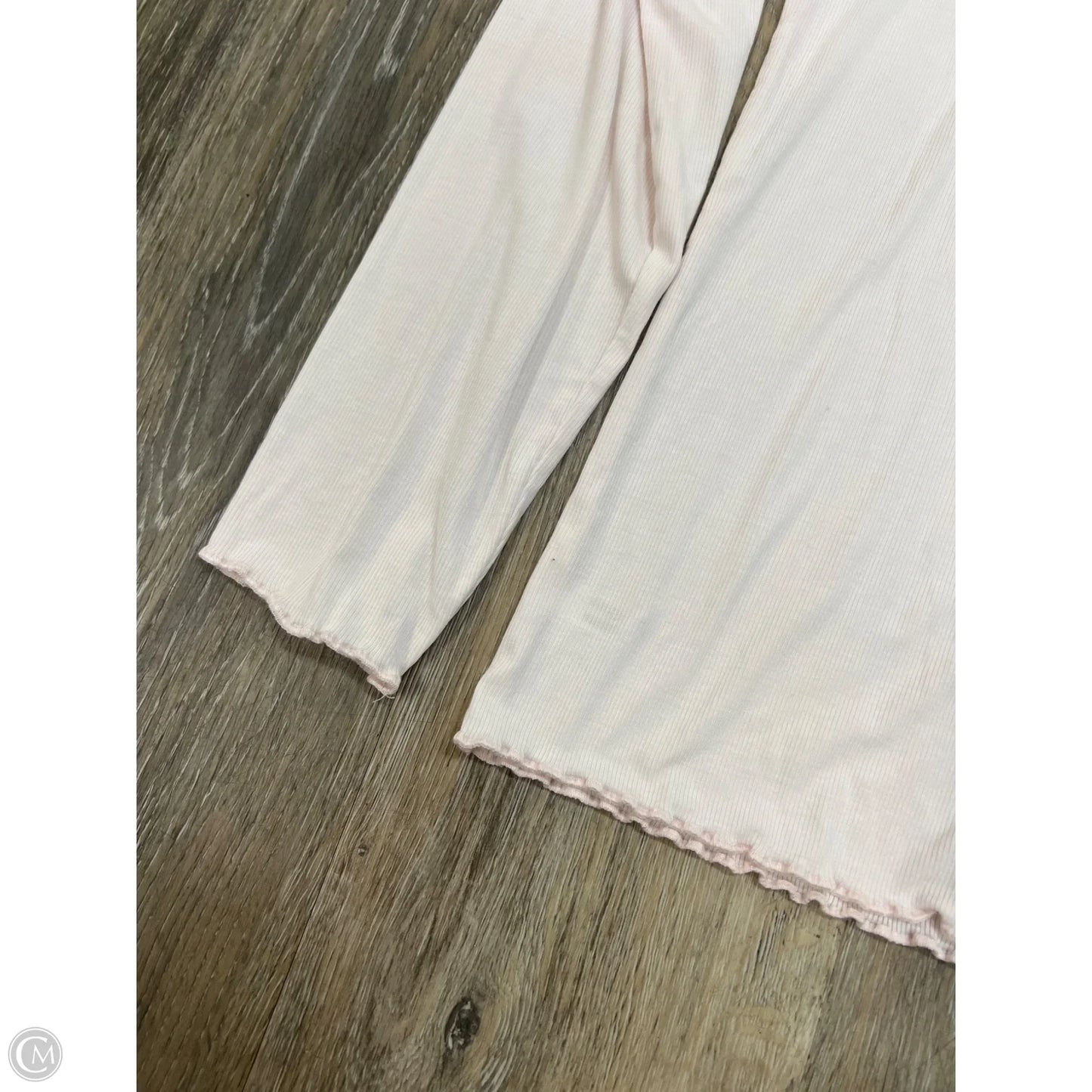 Top Long Sleeve By Outdoor Voices In Pink, Size: Xl
