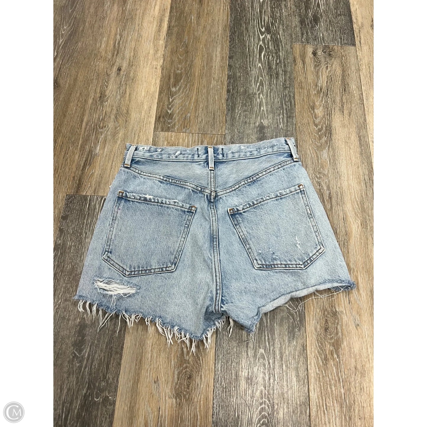 Shorts By Agolde In Blue Denim, Size: 1/25