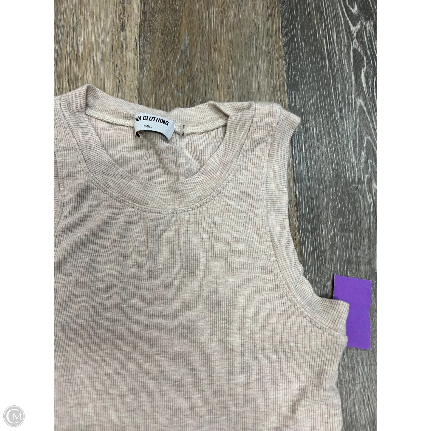 Tank Top By Lna In Tan, Size: S
