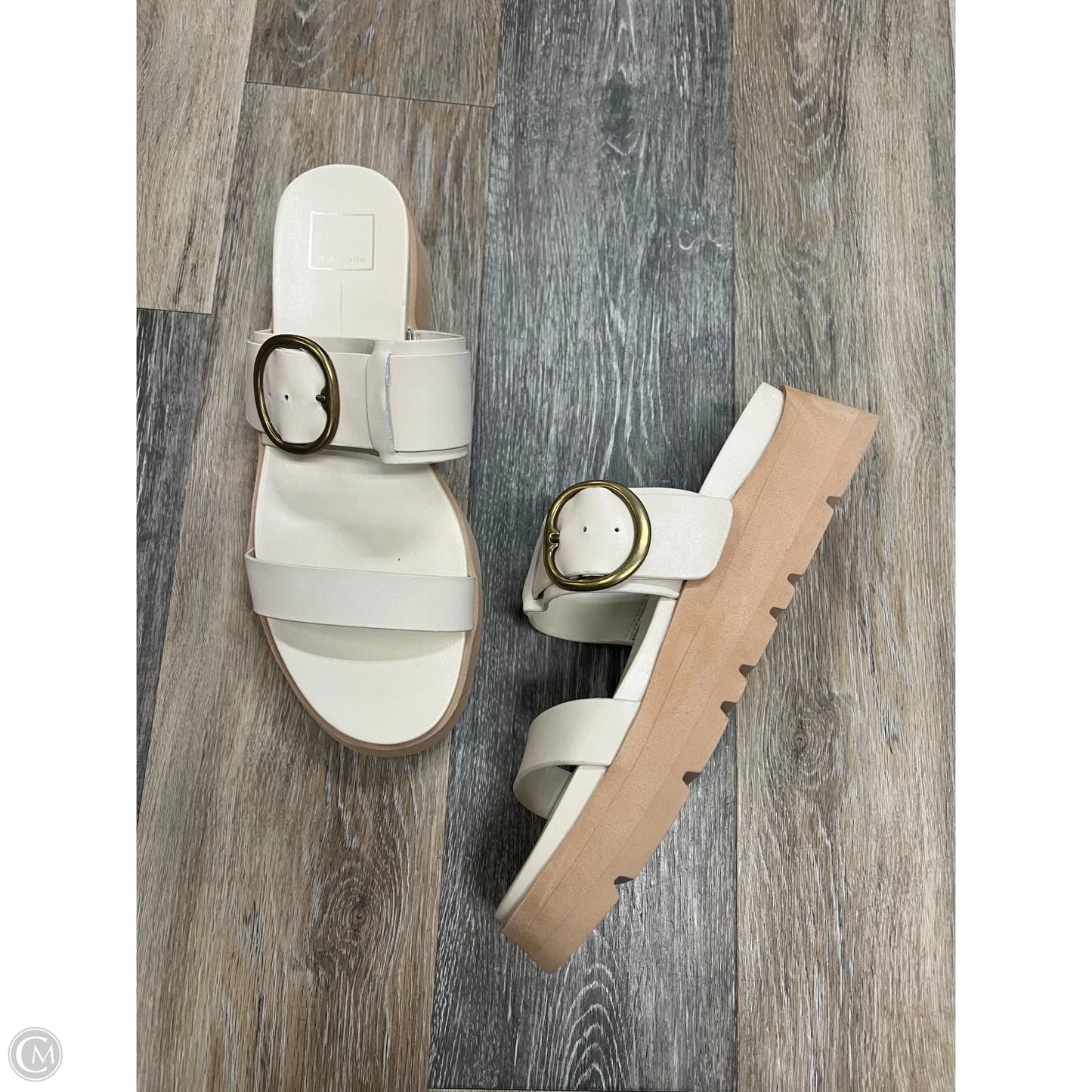 Sandals Heels Platform By Dolce Vita In White, Size: 12