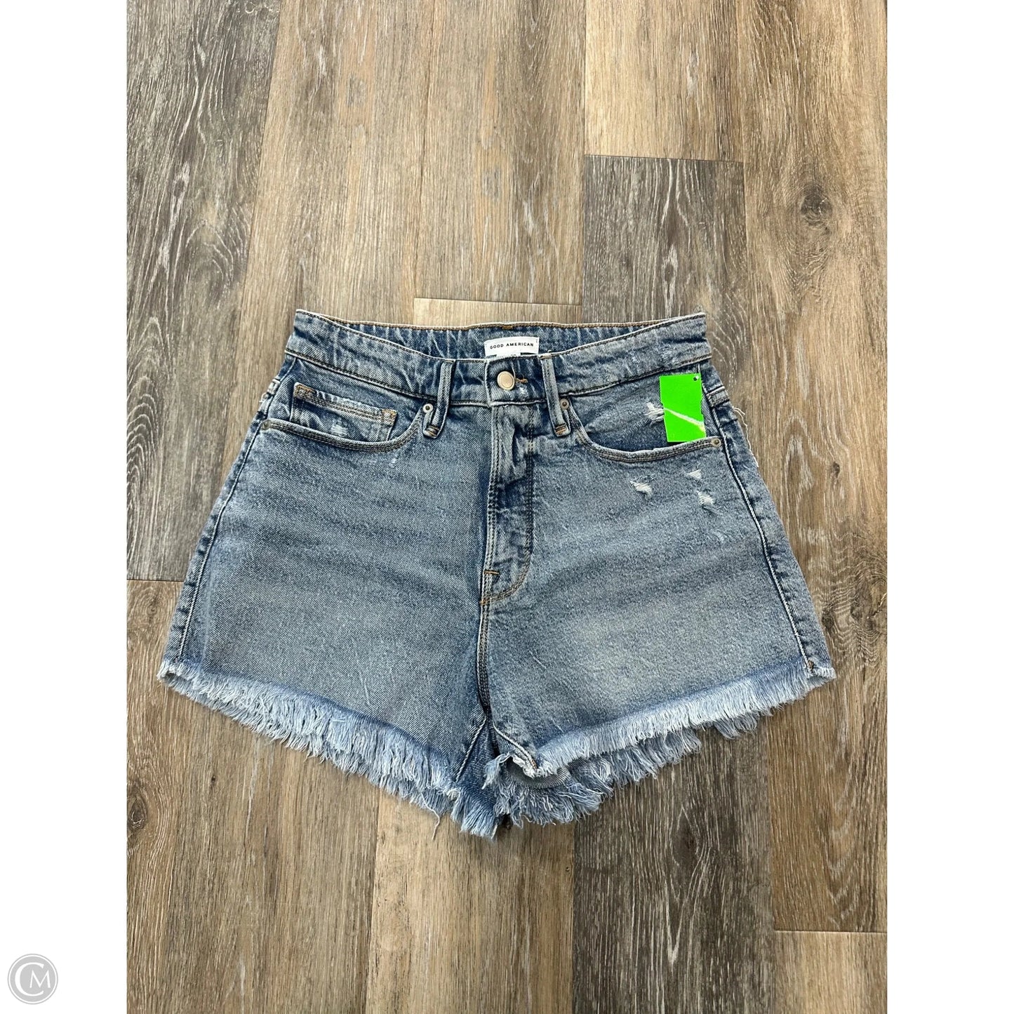 Shorts By Good American In Blue Denim, Size: 4