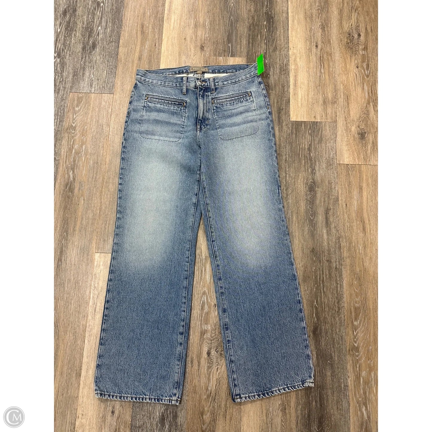Jeans Wide Leg By Point Sur In Blue Denim, Size: 8