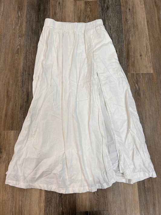 Skirt Maxi By Abercrombie And Fitch In White, Size: M