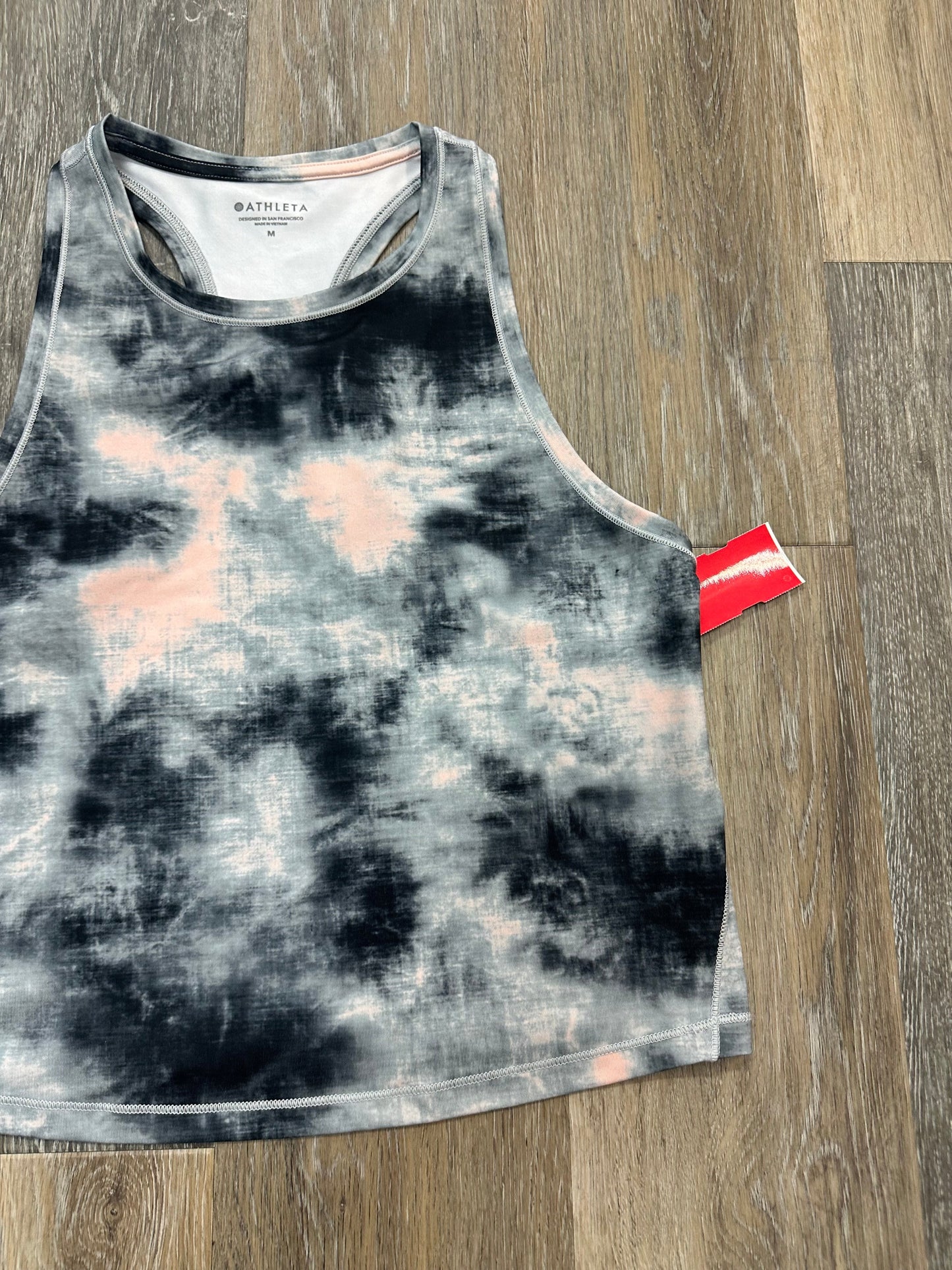 Tie Dye Print Athletic Tank Top Athleta, Size M