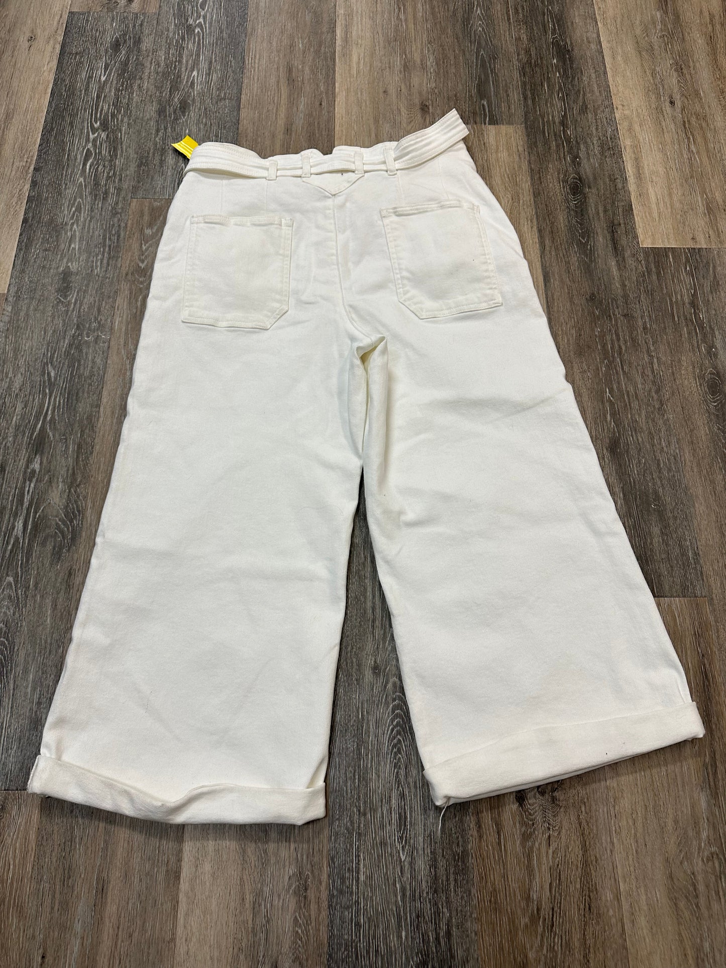 Pants Cropped By Maeve In White, Size: 14