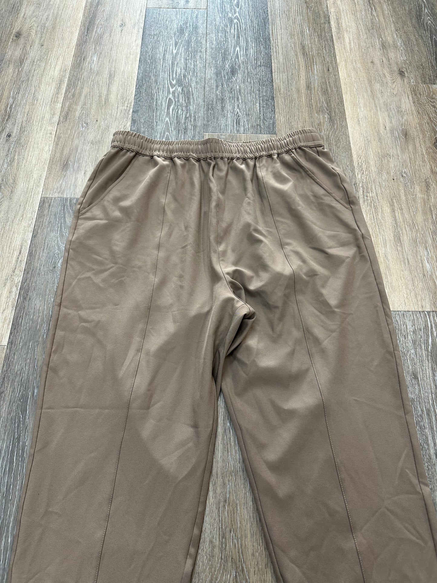 Athletic Pants By Varley In Brown, Size: Xl