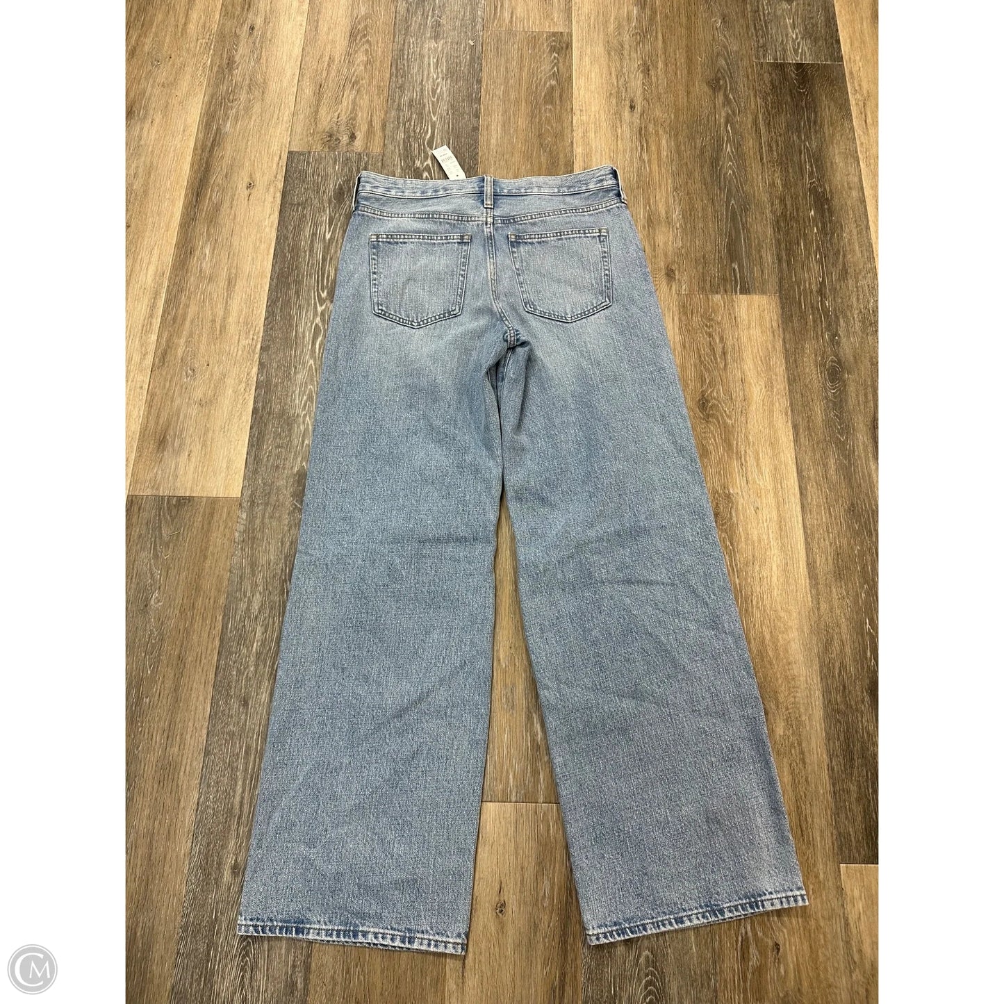 -Jeans Wide Leg By J. Crew In Blue Denim, Size: 2/26