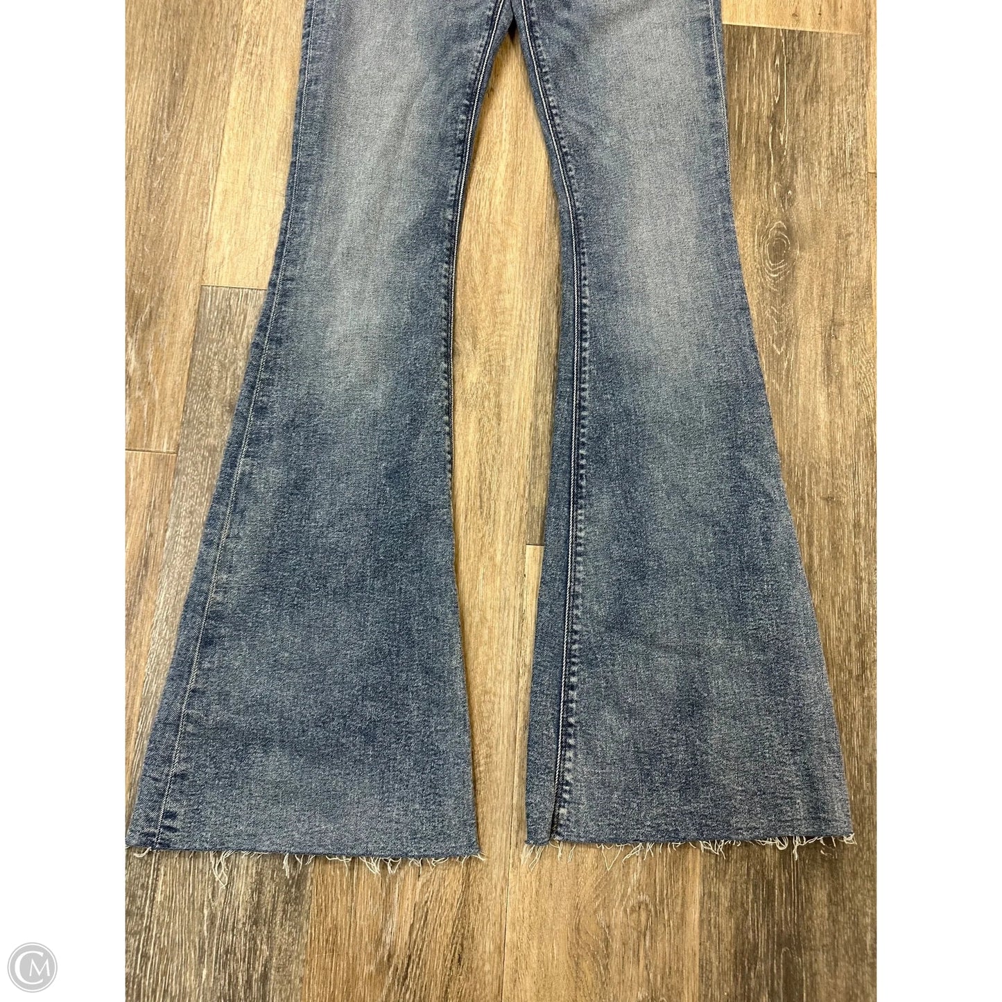 Jeans Boot Cut By Hudson In Blue Denim, Size: 0