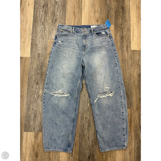 Jeans Wide Leg By Gap In Blue Denim, Size: 14l