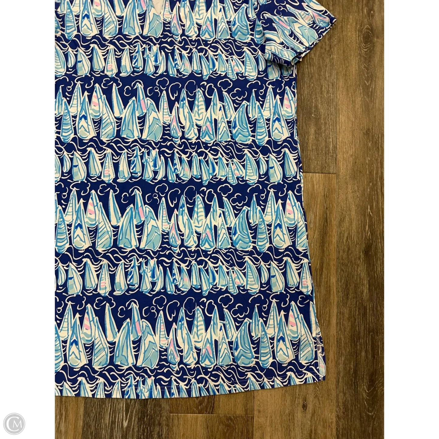 Dress Casual Midi By Periwinkle In Blue, Size: M